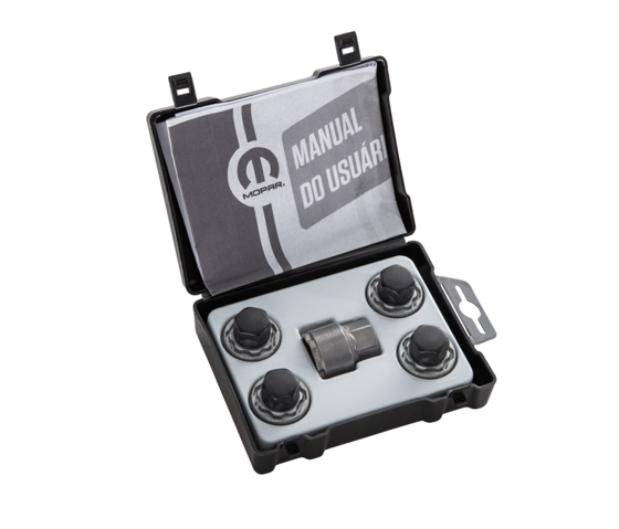 TUERCAS ANTIRROBO DE RUEDAS NEGRAS